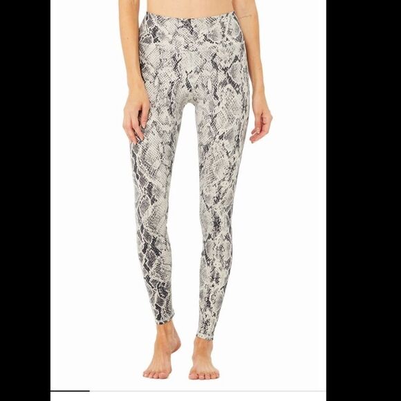 Alo High-Waist Snakeskin Vapor Legging